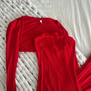 Brand New Red Reoria Dress Set